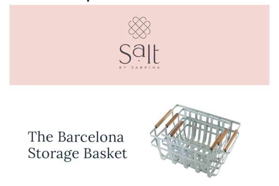 Salt by Sabrina Barcelona Storage Baskets — 3 pack, new