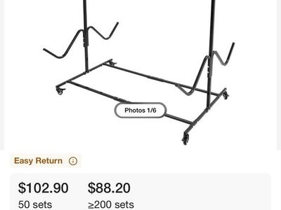 Adjustable Freestanding Kayak & SUP Storage Rack with Wheels