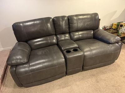 Double Recliner Couch
