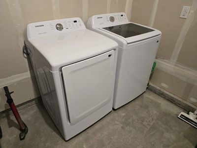 washer and dryer