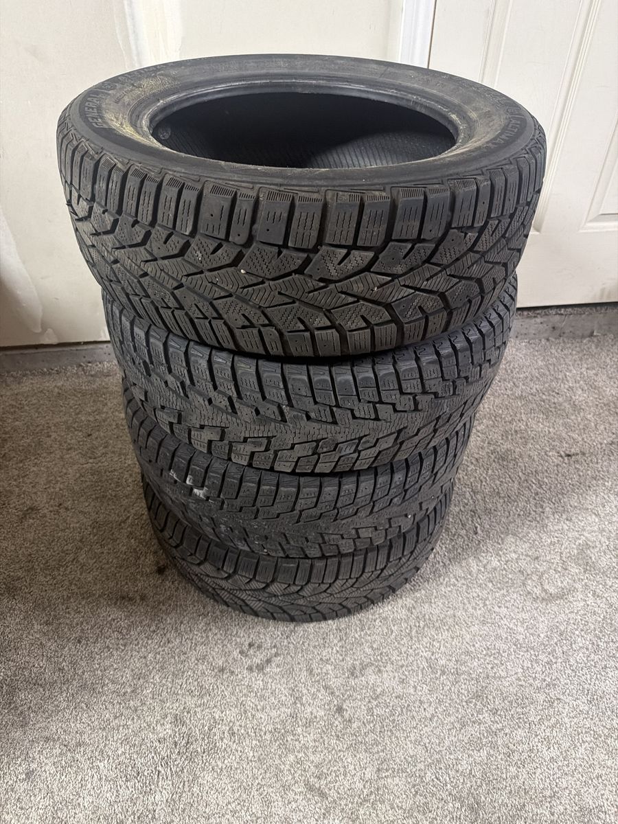 Set of 4 General Altimax Winter Tires 185/60R15