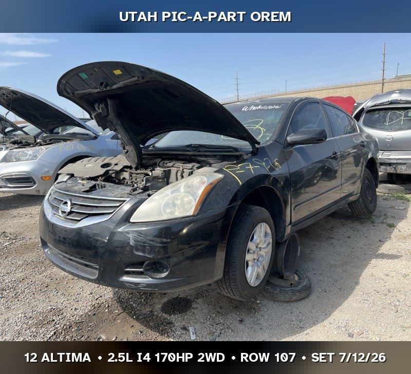 2012 Nissan Altima Parts - UTPAP Orem