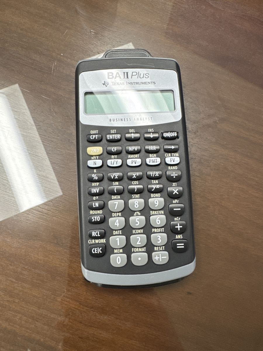 Texas Instruments TI-BA2 plus - BA II Plus