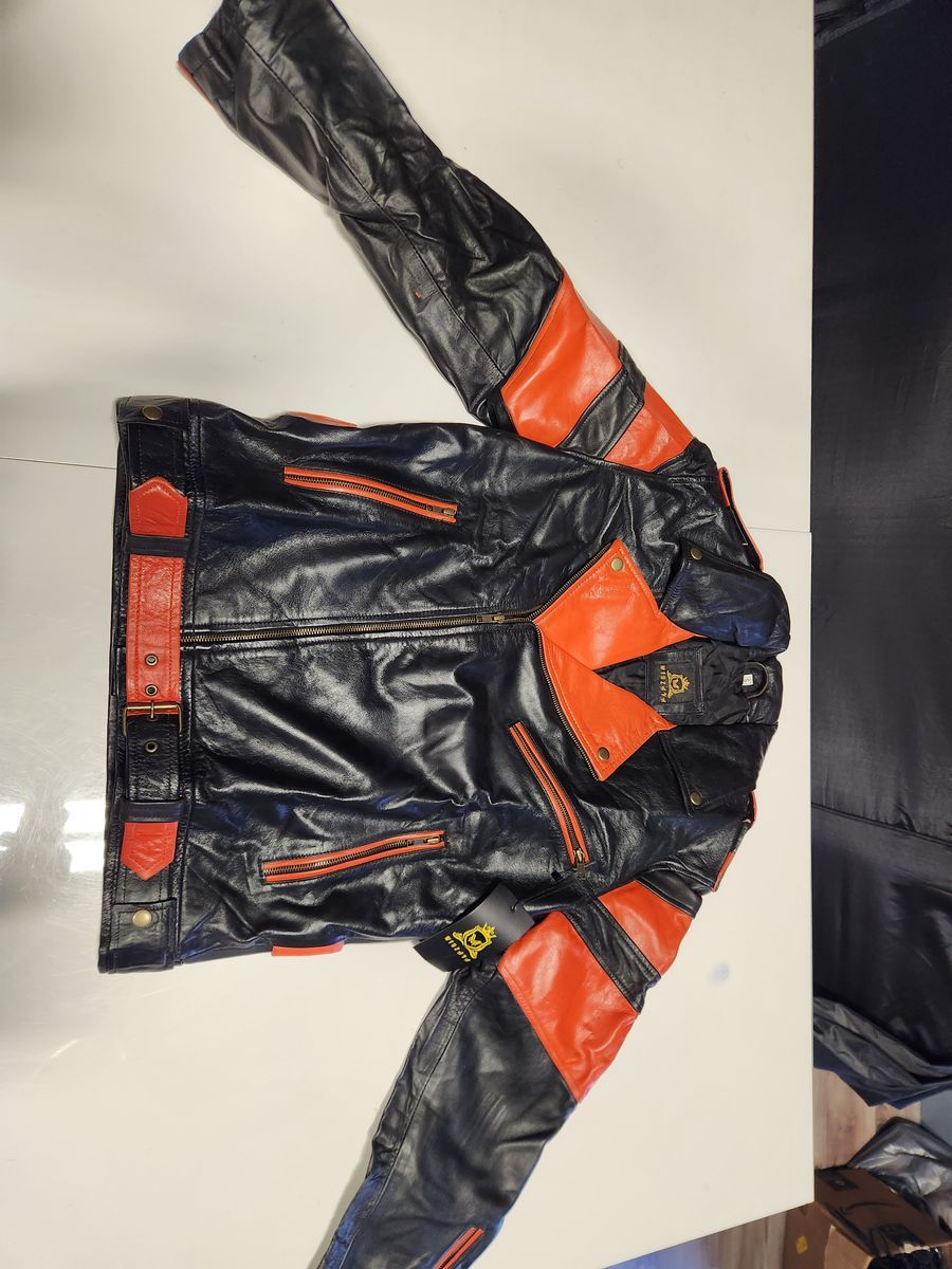 Mirzaya Black & Red Motorcycle Style Jacket – New