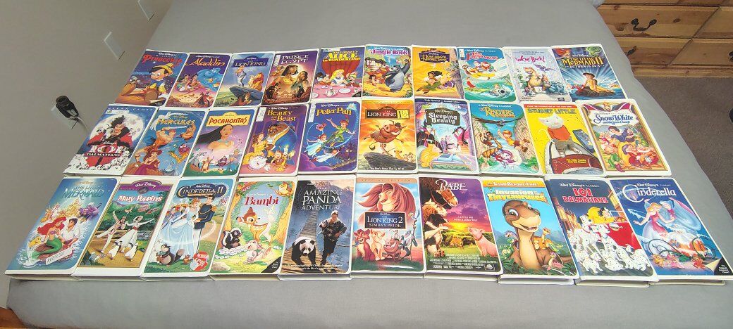 Disney VHS Tapes