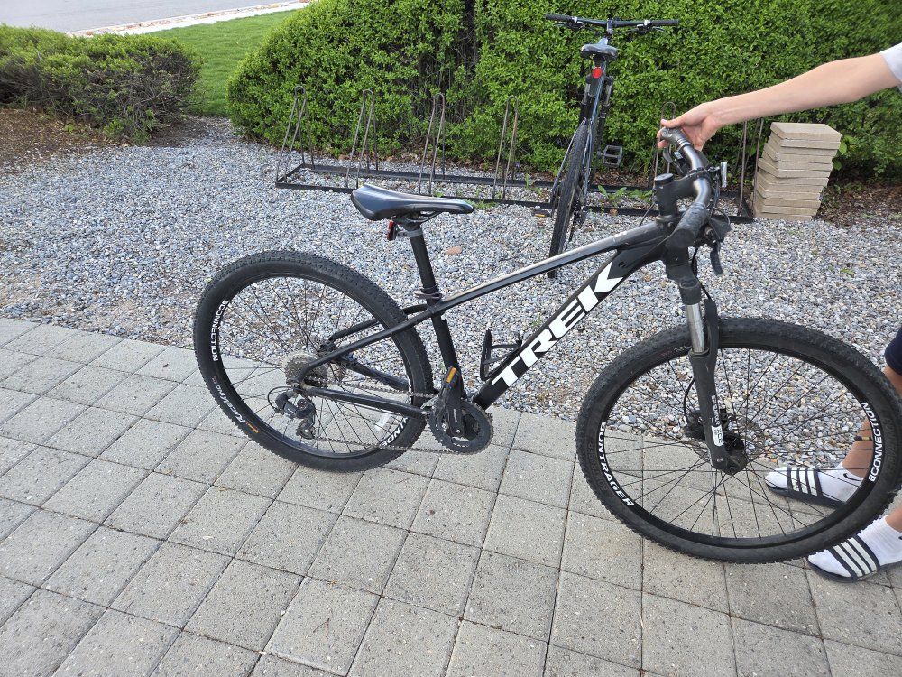 Trek black bike