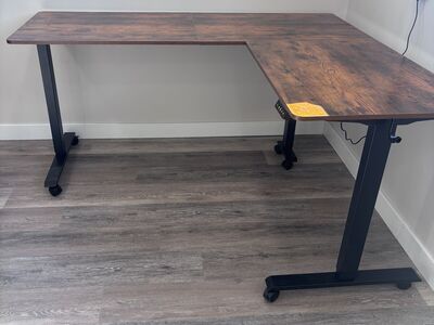 L-Shaped Electric Standing Desk