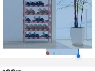 Lavish Home 25 Bottle Wine Rack