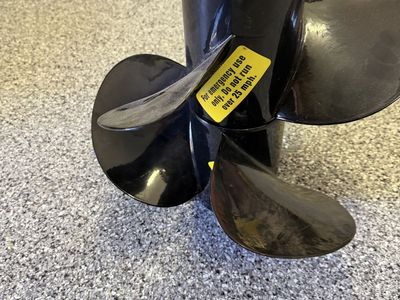 Black Boat Propeller Emergency Use