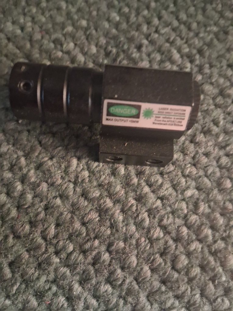 green laser sight attachment.