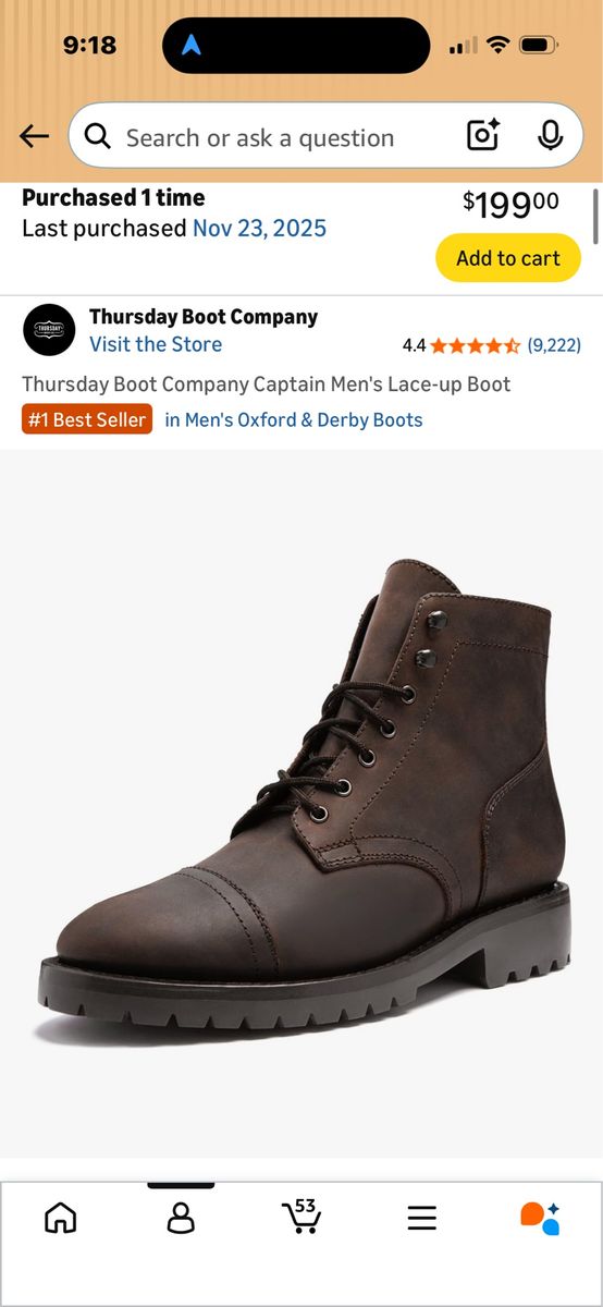 Thursday Boot Company Boots