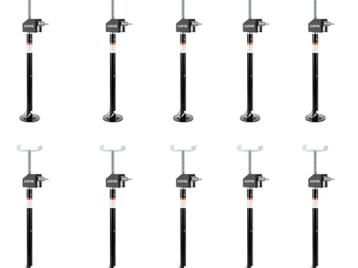 Garvee RV Slide Out Support Jacks (Set of 10) - 50,000lb Heavy Duty Rv Stabilizer Jacks Support, 21"-49" Quick-Lift Adjustable