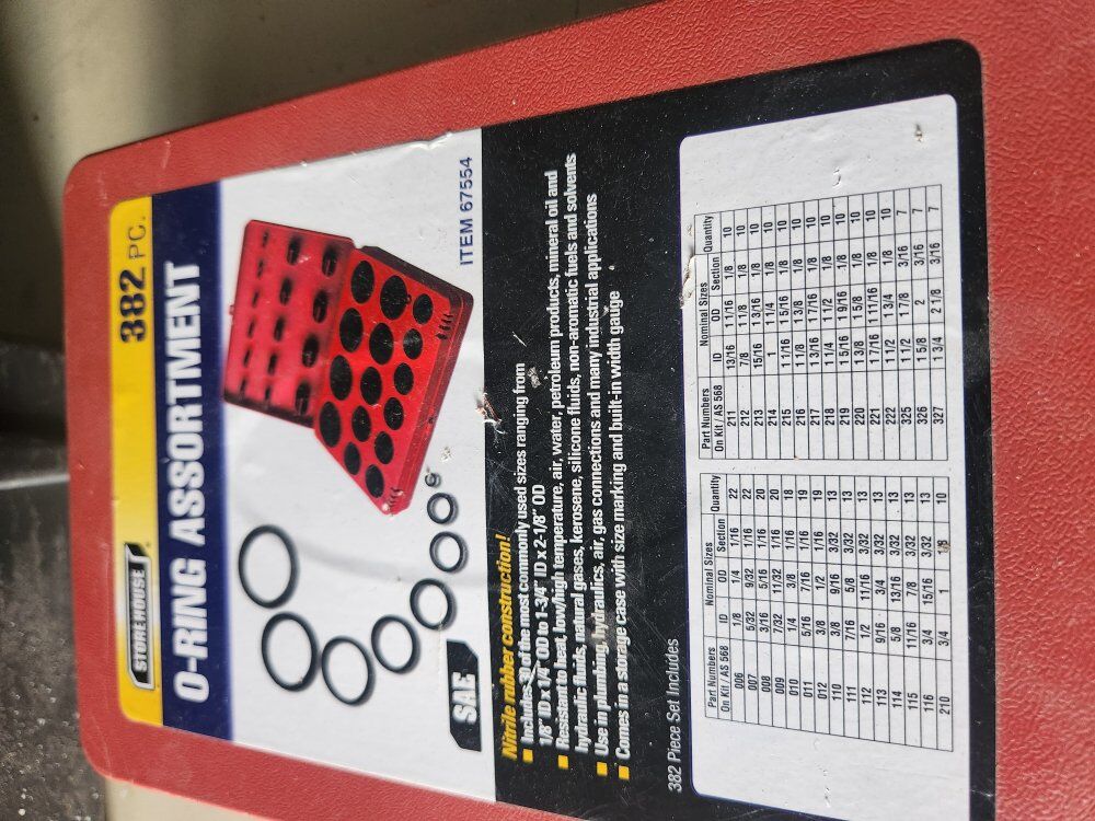 O ring set