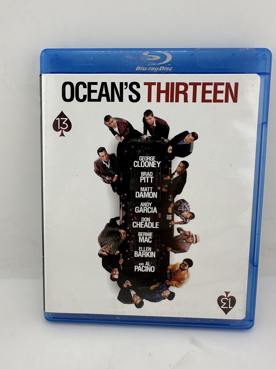 Ocean's Thirteen Blu-ray George Clooney Brad Pitt Matt Damon Al Pacino