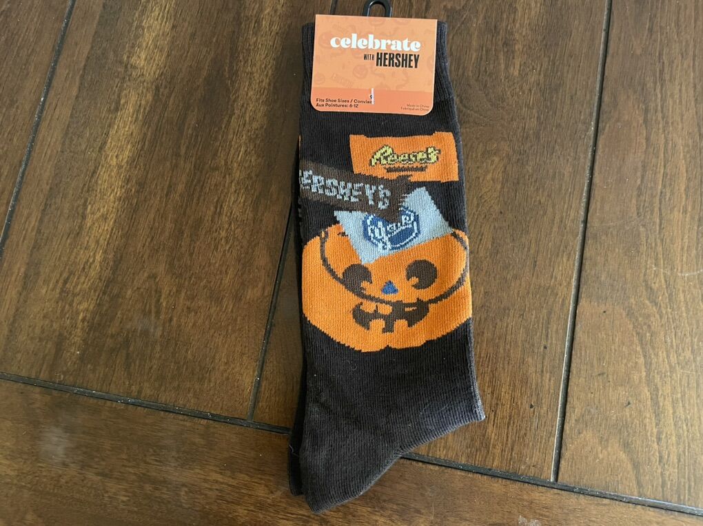 New Hershey Candy Halloween Socks