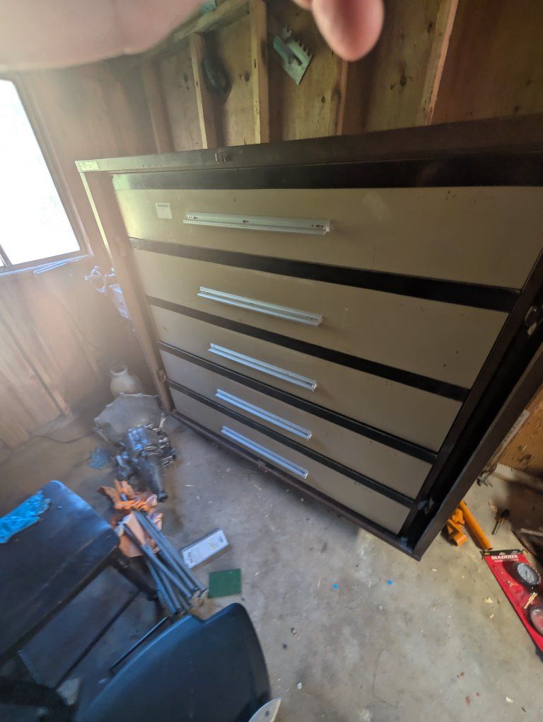 2 Heavy-Duty Industrial Flat File Cabinets (66" x 30" x 66") - Large Capacity Storage