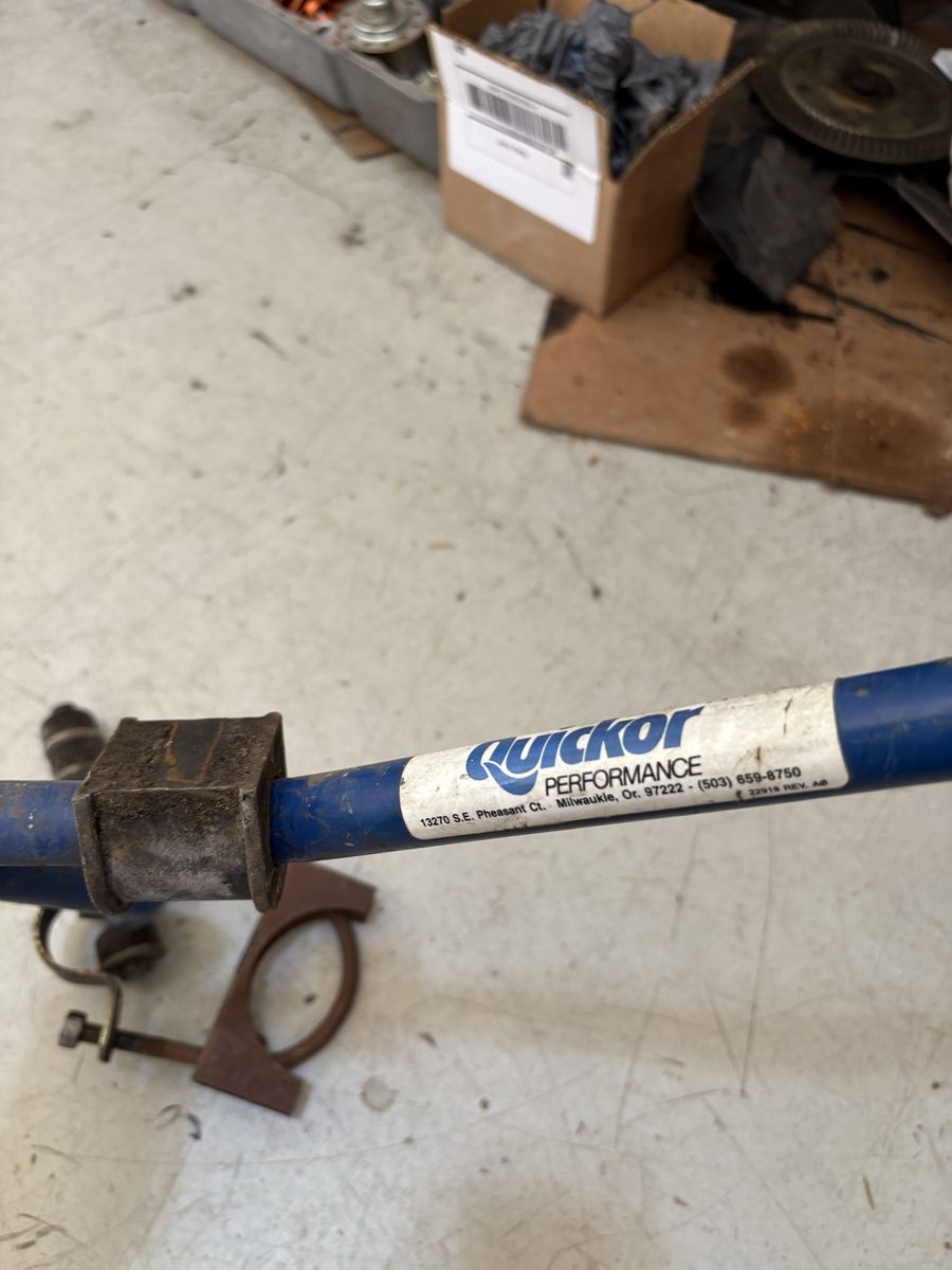 Quickor Camaro/Firebird rear sway bar.
