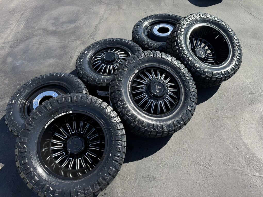 New Dually DRW 10x225 Arena 35x12.50r20 Nitto F450