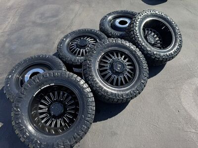 New Dually DRW 10x225 Arena 35x12.50r20 Nitto F450