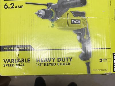 New Ryobi 6.2 Amp Hammer Drill