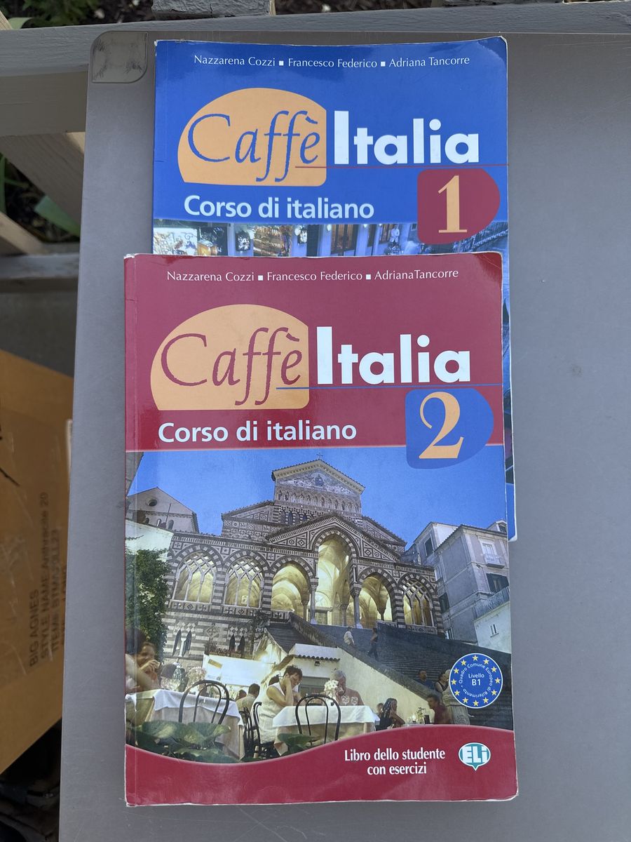 Used learn Italian books