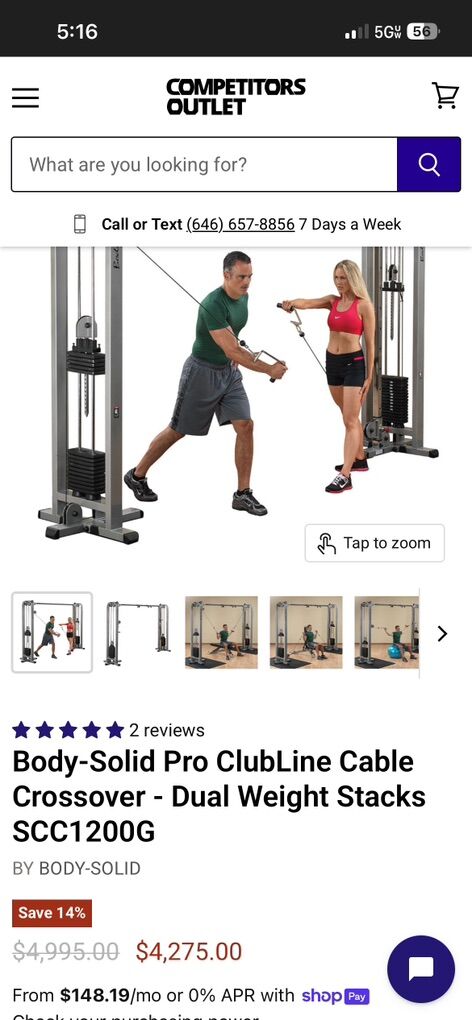 Body Solid Cable Crossover Machine