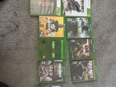 Xbox one and 360 games