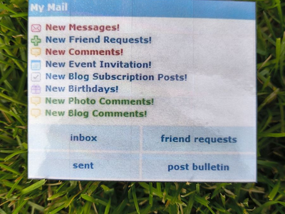 MySpace Mailbox Stickers & Magnets