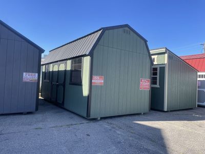 POINT AND PLACE! 10x20 Side Lofted Barn Shed!!