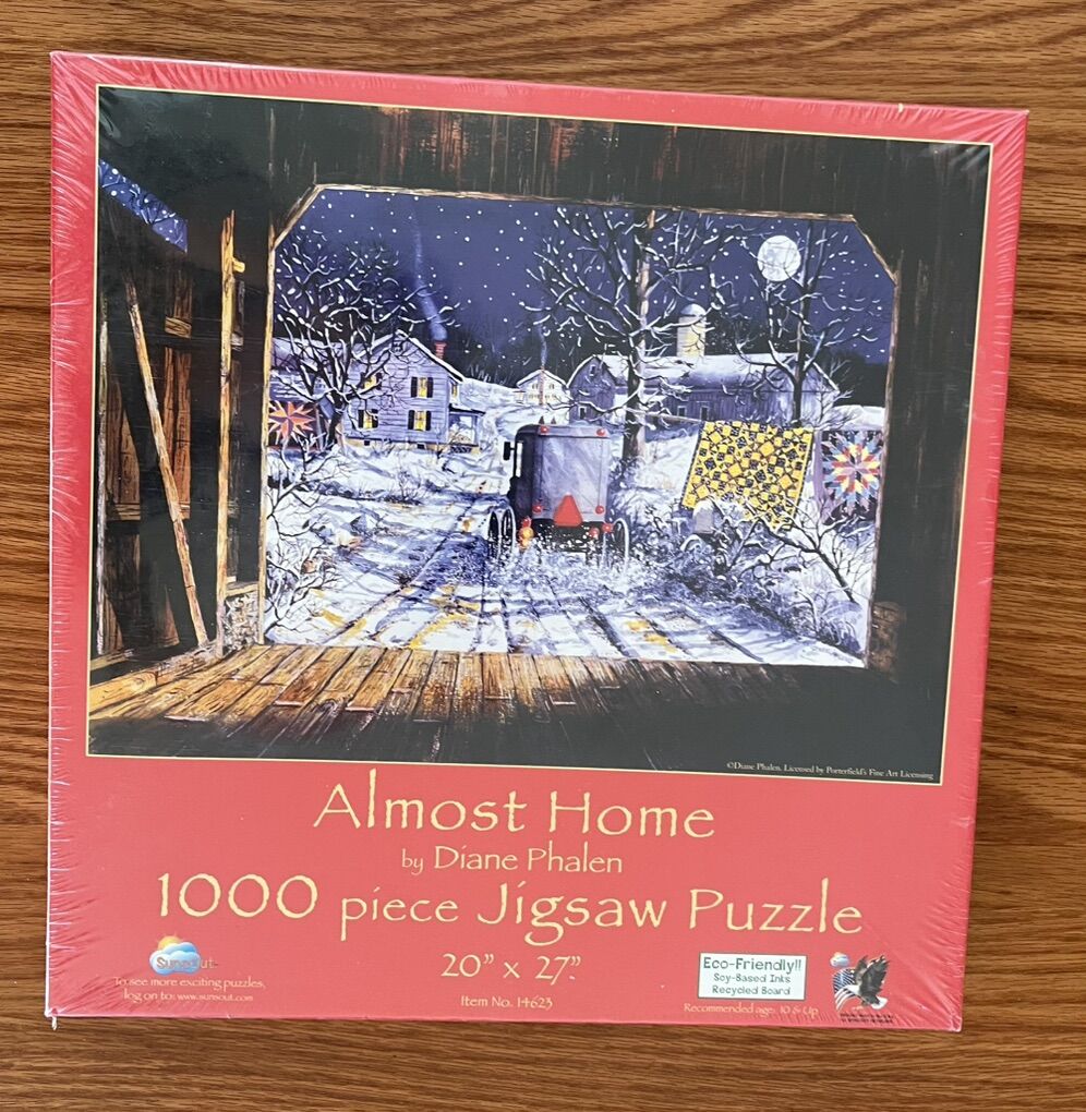 NEW 1000 Pc Almost Home Puzzle.