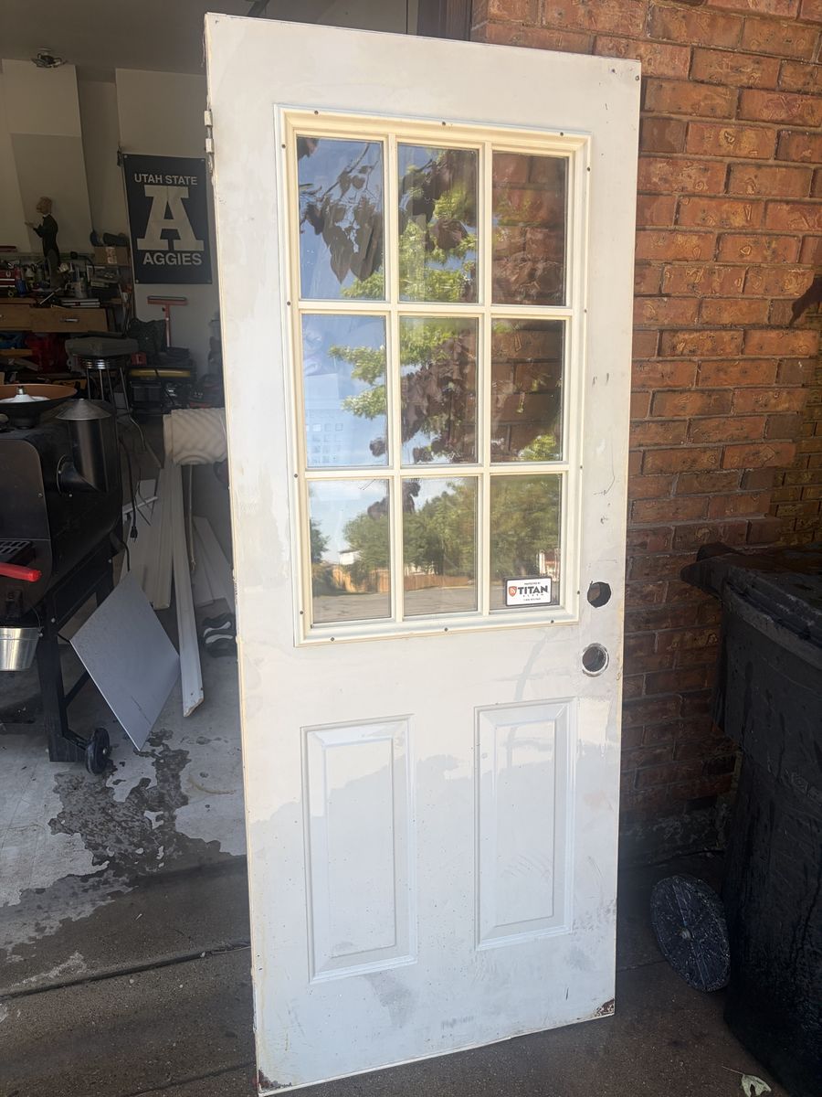 31.5" Steel Exterior Door right swing