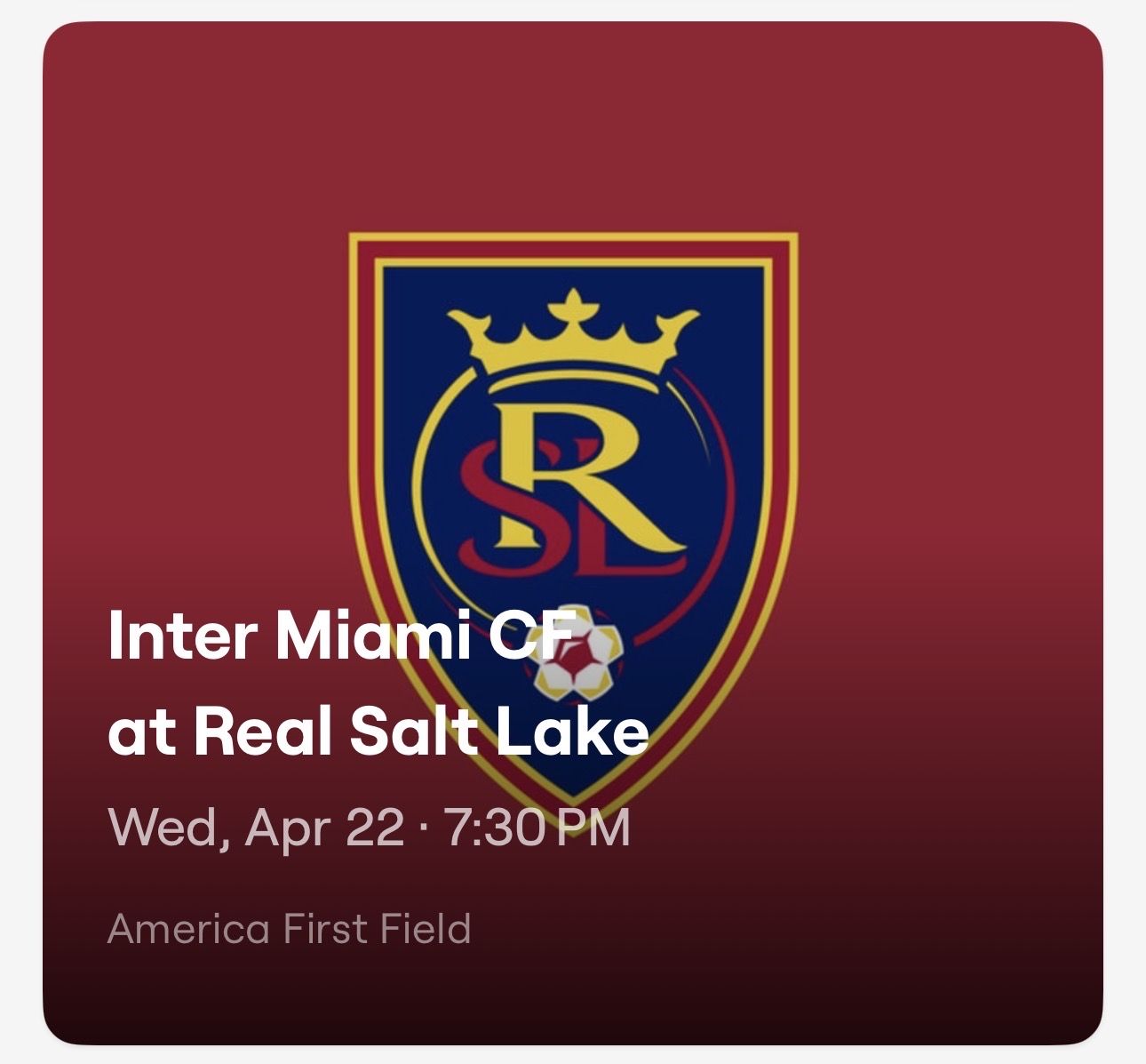 FRONT ROW for MESSI - 1 ticket available