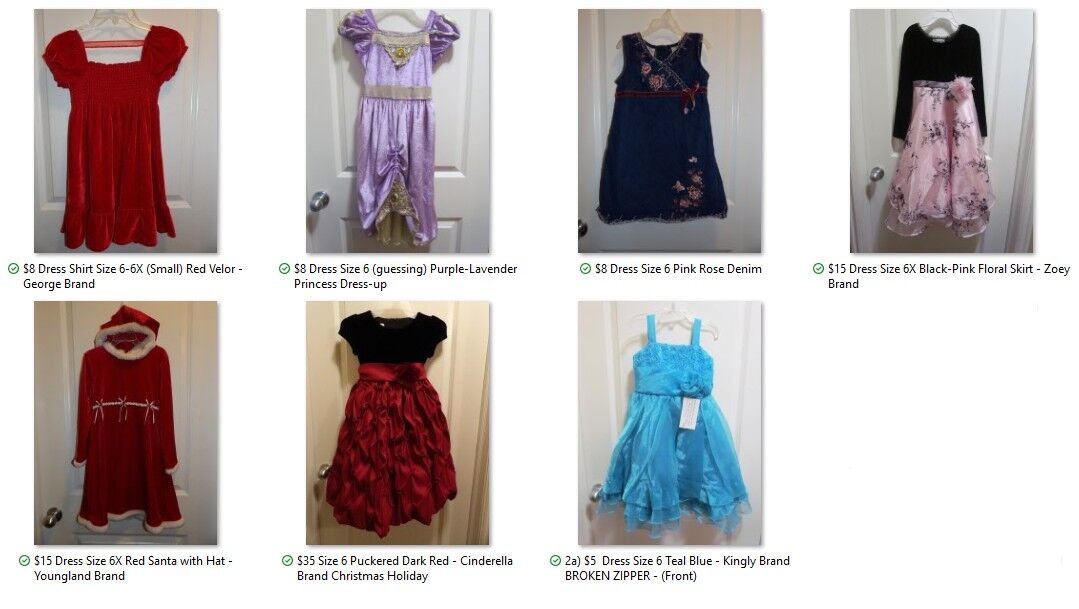 Size 6 & 6X Girl's Church Christmas Holiday Dresses and Dress Shirt/Top ~ Easter ~ Wedding Flower Girl