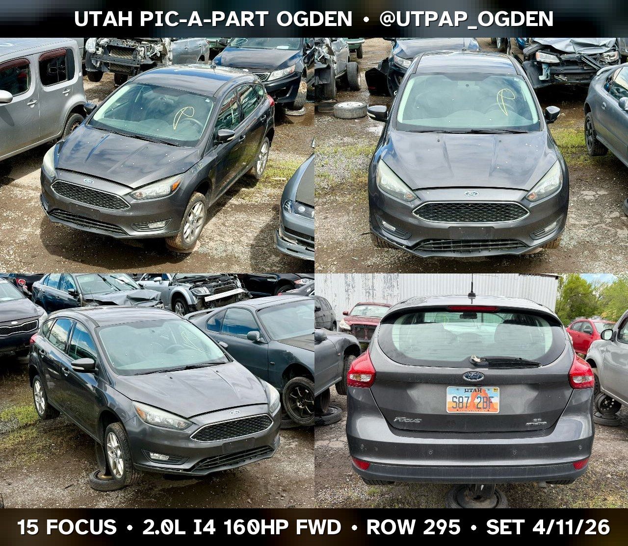 2015 Ford Focus Parts - UTPAP Ogden