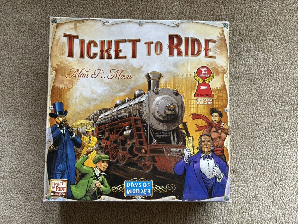 COMPLETE Ticket to Ride: Days of Wonder Board Game