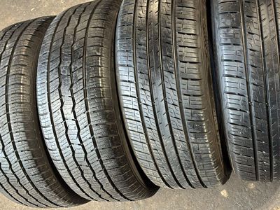 Set of 4 Used All-Season Tires with Good Tread 2 pair p235-55-18 free install valance
