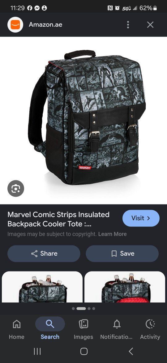 marvel backpack cooler