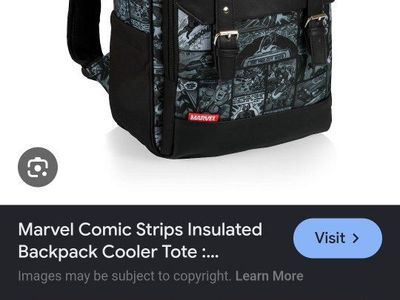 marvel backpack cooler