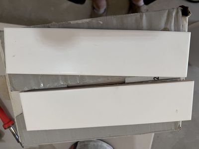Emser 3x12 Subway Tile – White “Ice” – New (12 sq