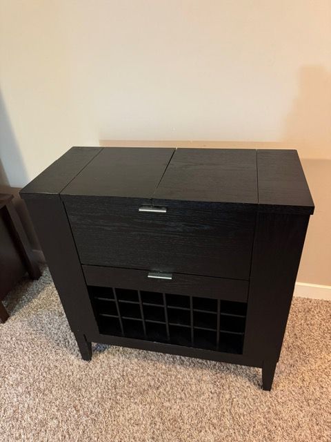 Crate & Barrel Parker Spirits Cabinet