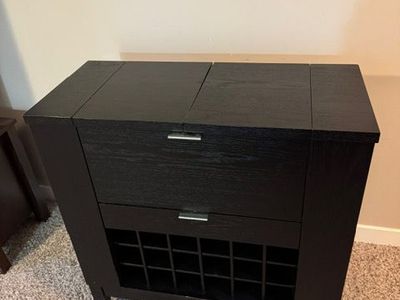 Crate & Barrel Parker Spirits Cabinet