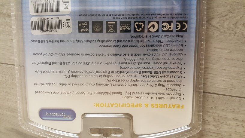 ExpressCards.New SYBA USB to ExpressUSB Converter