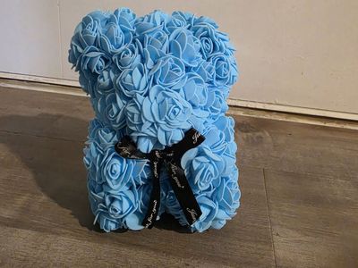 Blue Rose Bear