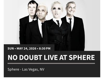 No Doubt Tickets-Sphere, Las Vegas 5/24