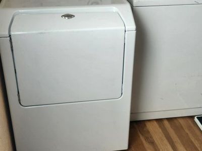 Maytag Electric Dryer and Whirlpool Top-Load Washing Machine Set - White