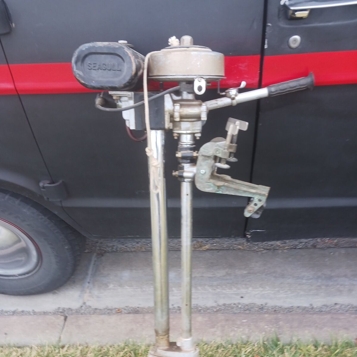 vtg British seagull boat motor