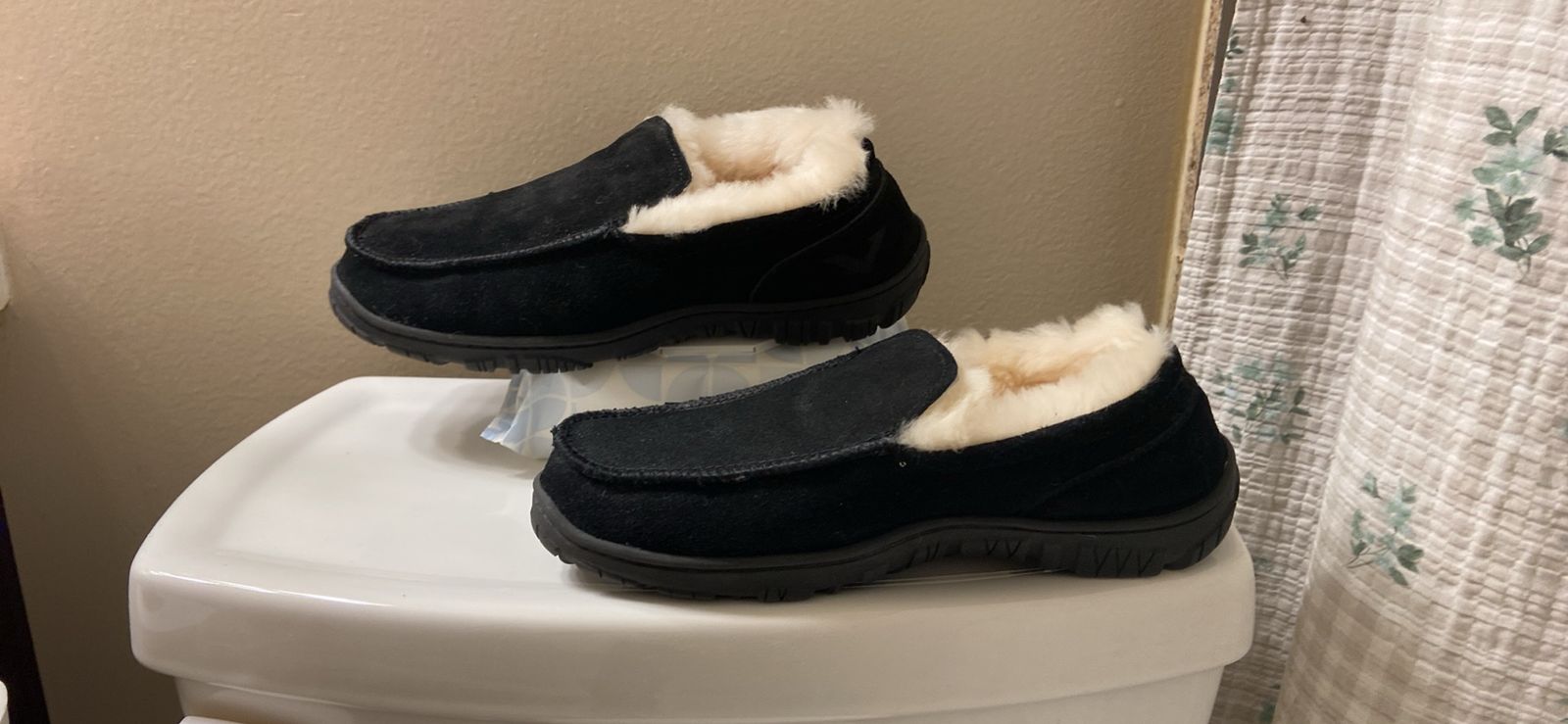 Leather Moccasin Slippers