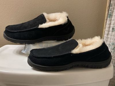 Leather Moccasin Slippers