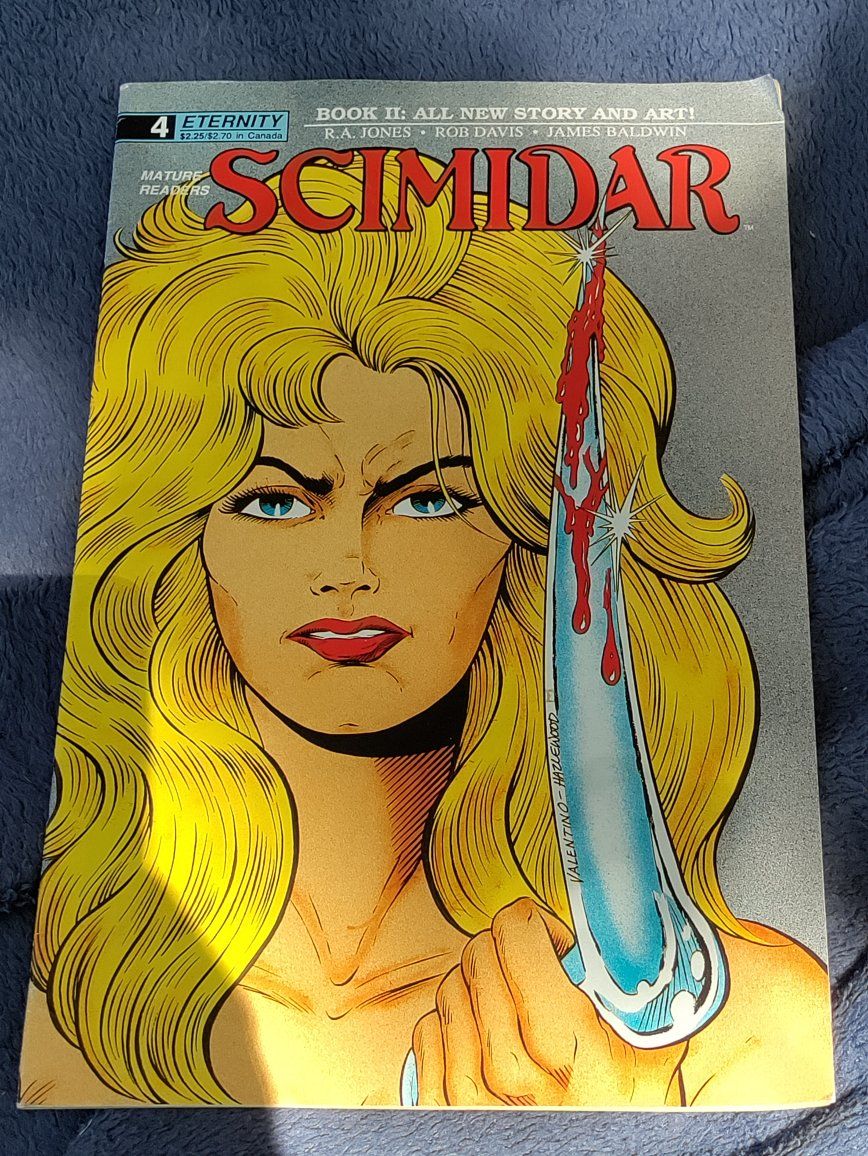 Scimidar #4 Eternity Comics Book II Mature Readers R.A. Jones Rob Davis James Baldwin