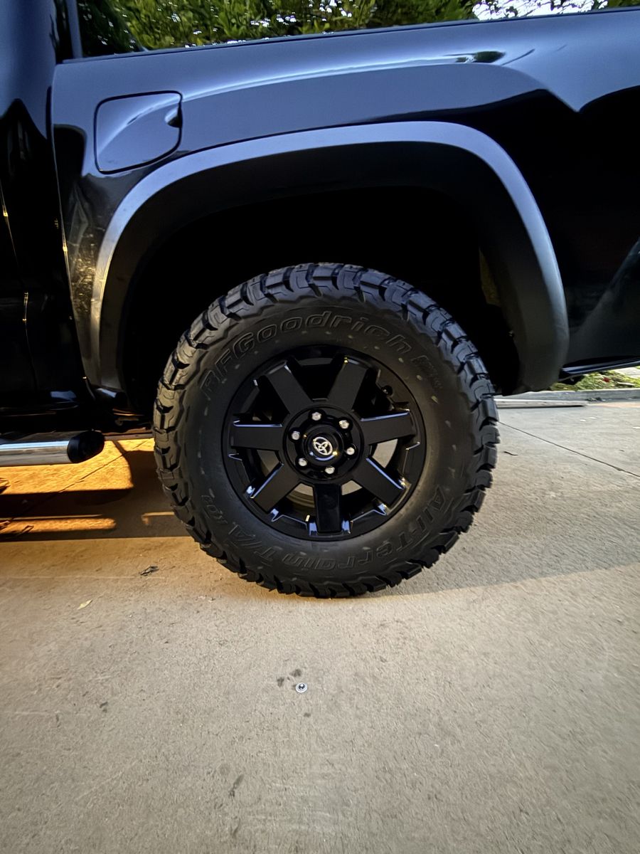 Toyota Black Wheels with BFGoodrich All-Terrain T/A Tires